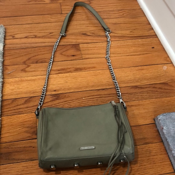 Rebecca Minkoff Grey Used Authentic Crossbody - Picture 1 of 4